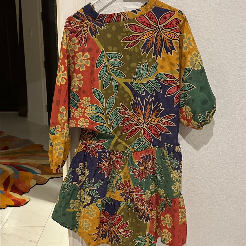 Anthropologie Flowy Mini Dress Conditions Apply - Picture 9 of 10